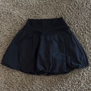 Offline by Aerie Black Bubble Skirt Built in Shorts